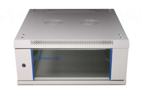 Extralink Rackmount cabinet 4U 600x600 Gray wall mounted