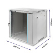 Qoltec RACK cabinet 19inches 12U, 600 x 450 x 635