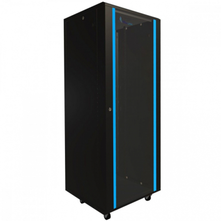 Extralink Rack cabinet 37U 600x600mm black standing