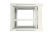 Extralink Wall cabinet rack 12U 600x450 gray metal door