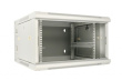 Extralink Wall cabinet rack 6U 600x600 gray two sections
