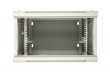 Extralink Wall cabinet rack 6U 600x600 gray two sections
