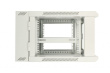 Extralink Wall cabinet rack 6U 600x600 gray two sections