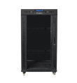 Lanberg Szafa stojąca rack 19 22U 600X600mm czarna LCD