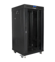 Lanberg Szafa stojąca rack 19 22U 600X600mm czarna LCD