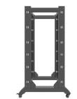 Lanberg Open Rack rack 27U 600x800mm black