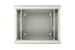 Extralink Wall cabinet rack 9U 600x600 gray two sections