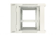 Extralink Wall cabinet rack 9U 600x600 gray two sections