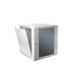 SOMI Networks | 22U, 19″ Network Wall Cabinet | 22U-60/45FPC | Gray | With Front Glass Doors; Unassembled | Depth: 45 cm 22U-60/45FPC
