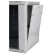SOMI Networks | 22U, 19″ Network Wall Cabinet | 22U-60/45FPC | Gray | With Front Glass Doors; Unassembled | Depth: 45 cm 22U-60/45FPC