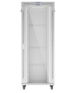 Lanberg Szafa stojąca rack 19 42U 800x1000 szara drzwi szkalne flat pack
