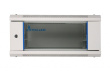 Extralink Wall cabinet rack 4U 600x450 gray glass door