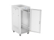 Lanberg Free-standing installation rack cabinet 19 inches 27U 600x800 perforated doors LCD gray (Flat pack)