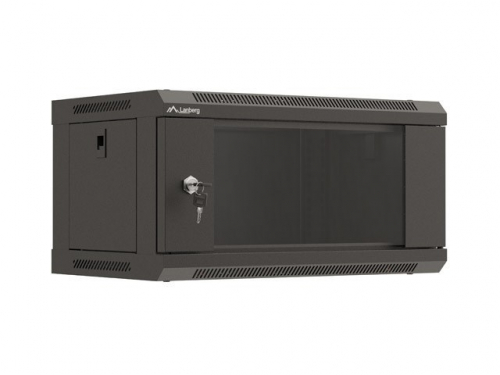 Lanberg WF03-5304-10B rack cabinet 4U Wall mounted rack Black