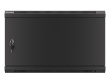 Lanberg WF01-6606-00B rack cabinet 6U Wall mounted rack Black