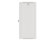 Lanberg wall-mounted installation rack cabinet 19'' 27U 600x600mm gray (glass door)