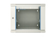 Extralink Rackmount cabinet 9U 600x600 AZH Gray wall mounted, swing type