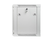 Lanberg wall-mounted installation rack cabinet 19'' 9U 600x450mm gray (glass door)