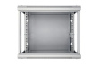 Extralink Rackmount cabinet 9U 600x600 Gray wall mounted