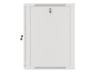 Lanberg wall-mounted installation rack cabinet 19'' 15U 600x600mm gray (glass door)