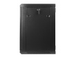 Lanberg wall-mounted installation rack cabinet 19'' 12U 600x450mm black (glass door)
