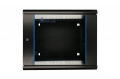 Extralink Rackmount cabinet 6U 600x600 AZH Black wall mounted, swing type