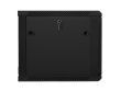 Lanberg wall-mounted installation rack cabinet 19'' 9U 600x600mm black (glass door)