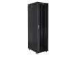 Lanberg Installation cabinet rack 19 47U 800x1000 black, glass door LCD (Flat pack)