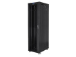 Lanberg Installation cabinet rack 19 47U 800x1000 black, glass door LCD (Flat pack)