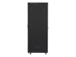 Lanberg Installation cabinet rack 19 47U 800x1000 black, glass door LCD (Flat pack)