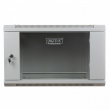 Digitus Wall mount cabinet 19 6U 368/600/450mm, glass door, grey (RAL 7035)