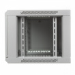 Digitus Wall mount cabinet 19 6U 368/600/450mm, glass door, grey (RAL 7035)