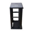 Extralink Rackmount cabinet 15U 600x450 Black wall mounted