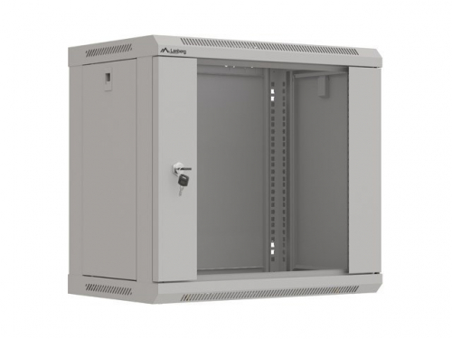 Lanberg WF03-5309-10S rack cabinet 9U Wall mounted rack Black