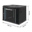 Qoltec RACK cabinet 19inches,9U, 600 x 500 x 450