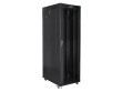 Lanberg Installation cabinet rack 19 42U 800x1000 black, glass door lcd (Flat pack)