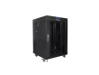 Lanberg Rack installation, standing 19 15U 600X600 black, glass door (flat pack)