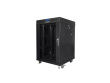 Lanberg Rack installation, standing 19 15U 600X600 black, glass door (flat pack)