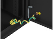 Lanberg Hanging rack installation cabinet 19 inches 6U+3U 540x200 low-profile black (folded)