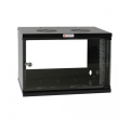 Techly Wall Rack Cabinet 19 6U D450 Black Assembled
