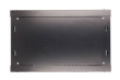 Extralink Wall cabinet rack 6U 600x600 black glass door