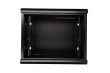Extralink Wall cabinet rack 9U 600x450 black glass door