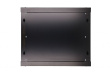Extralink Wall cabinet rack 9U 600x450 black glass door