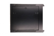 Extralink Wall cabinet rack 9U 600x450 black glass door