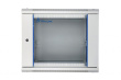 Extralink Wall cabinet rack 9U 600x450 gray glass door