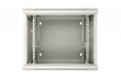 Extralink Rackmount cabinet 12U 600x600 AZH Gray wall mounted, swing type
