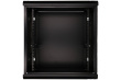 Extralink Wall cabinet rack 12U 600x450 black glass door