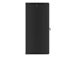 Lanberg wall-mounted installation rack cabinet 19'' 27U 600x600mm black (glass door)