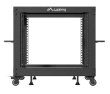 Lanberg Open rack 19'' 9U 600x600-1100 regulowany czarny