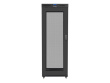Lanberg Installation standing cabinet rack 19-inch 800x1000 black perforated door LCD (Flat pack)